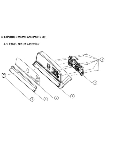 Panel front assy
