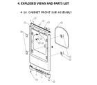 Kenmore 11179142220 cabinet front sub assy diagram