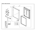 Kenmore 11161212615 fresh food door diagram