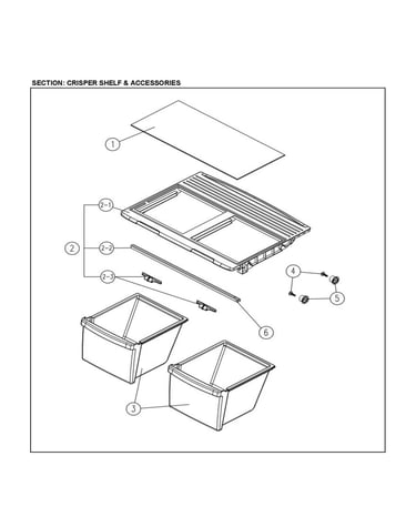 Crisper shelf