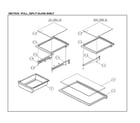 Kenmore 11161212615 glass shelf diagram