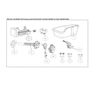 Kenmore 11161212615 ice maker parts diagram