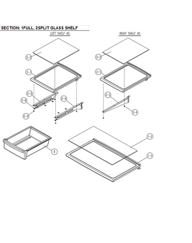 Glass shelf