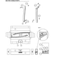 Kenmore 11161215615 handle parts diagram