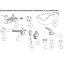 Kenmore 11161215615 ice maker parts diagram