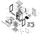 Kenmore 95163 electric exploded view diagram