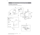 LG LRFOC2606S/00 ice maker & ice bin parts diagram