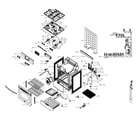 Kenmore 75293 gas exploded view diagram