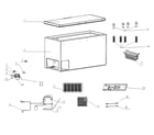 Kenmore KLFC015MWD exploded view diagram