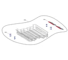 Kenmore 263.14595320 upper basket diagram