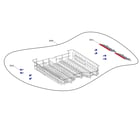 Kenmore 263.14599320 upper basket diagram