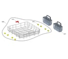 Kenmore 26314585320 lower basket diagram