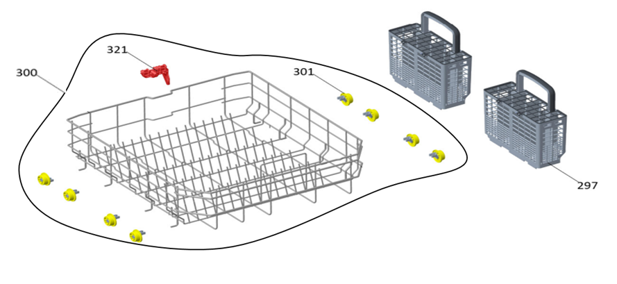 Lower basket