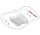 Kenmore 26314592320 upper basket diagram