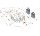 Kenmore 26314605321 lower basket diagram