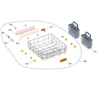 Kenmore 26314609321 lower basket diagram