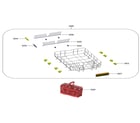 Kenmore 26314702320 lower rack diagram