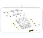 Kenmore 26314709320 lower rack diagram