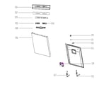 Kenmore 40514782420 door diagram