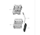 Kenmore 40514782420 rack assembly diagram