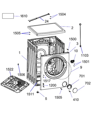 Front panel parts