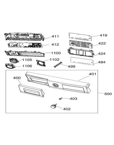 Control panel parts