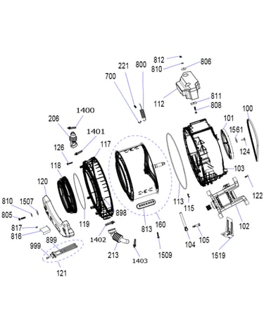 Washing group parts
