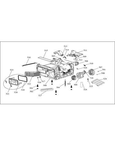 Basement plastic parts
