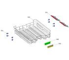 Kenmore 26314645321 upper basket diagram