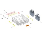 Kenmore 26314645321 lower basket diagram