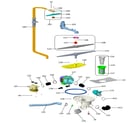 Kenmore 26314649320 sump-spray diagram