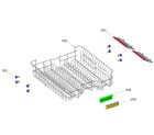 Kenmore 26314672321 upper basket diagram