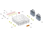 Kenmore 26314672321 lower basket diagram