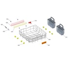 Kenmore 26314675320 lower basket diagram