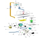 Kenmore 26314675320 sump-spray diagram