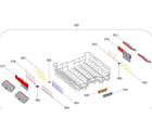 Kenmore 26314682320 upper basket diagram