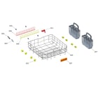 Kenmore 26314682320 lower basket diagram