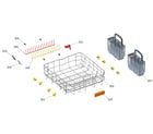 Kenmore 26314685321 lower basket diagram