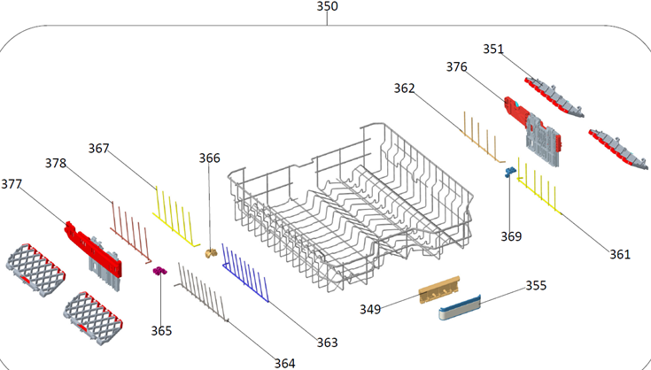 Upper basket