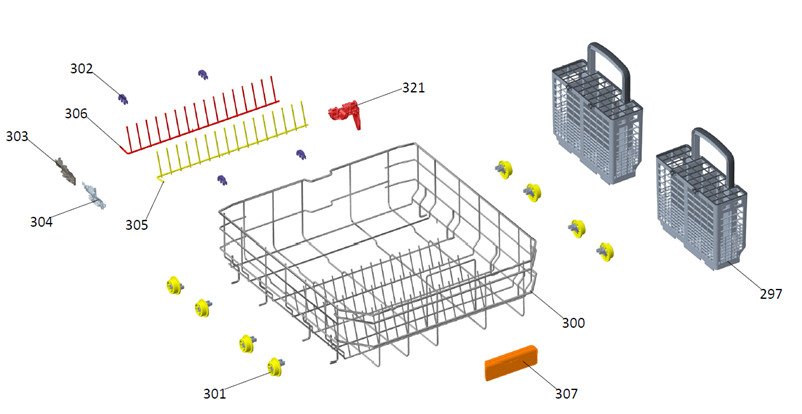 Lower basket