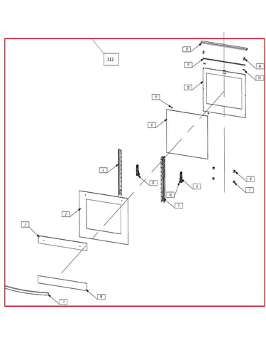 Exploded view door