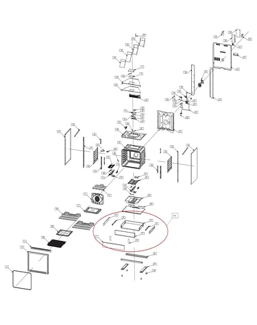 Exploded view oven