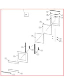 Exploded view door
