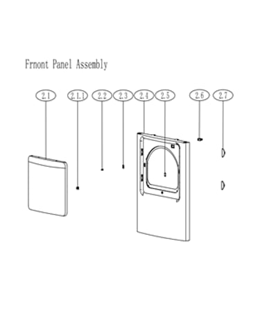 Front panel assembly