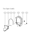 Front support assembly