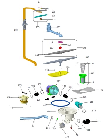 Exploded view