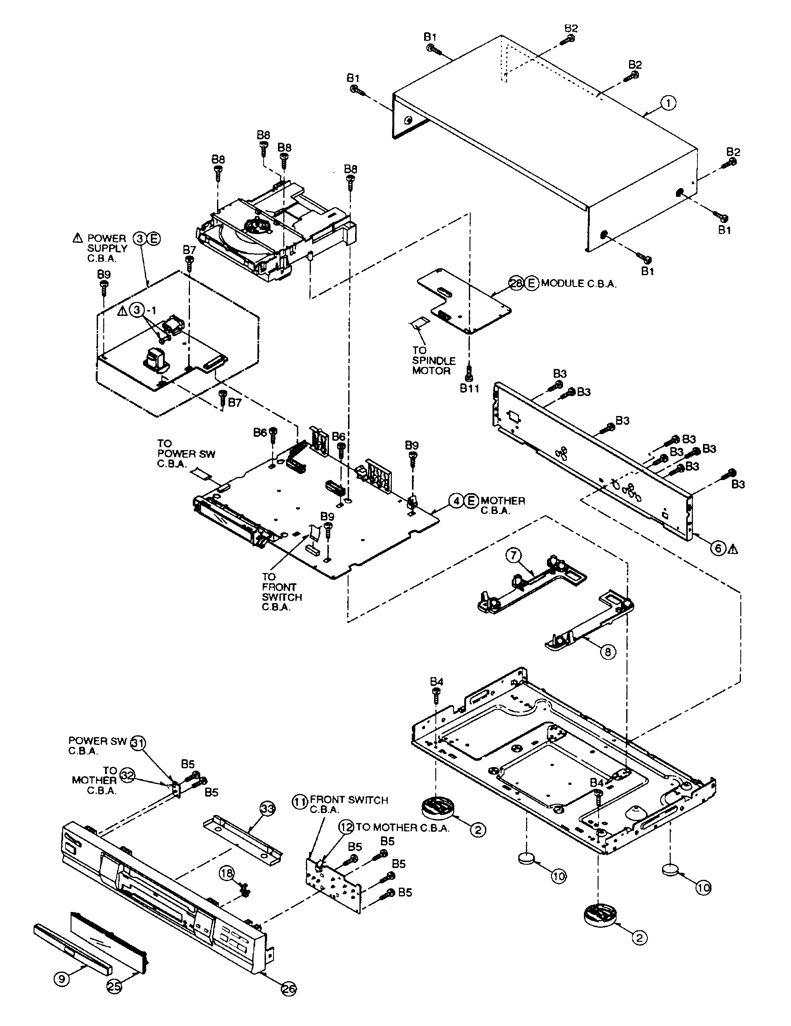 Cabinet part