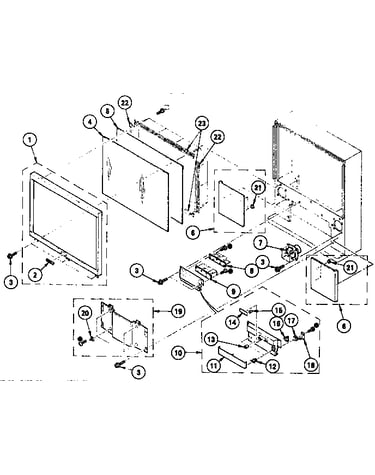 Screen and control panel