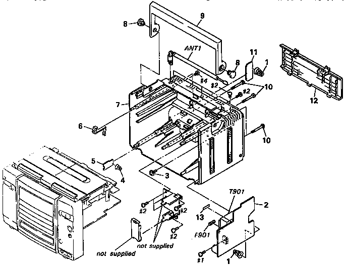 Rear cabinet
