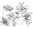 Sony CFD-758 front cabinet diagram